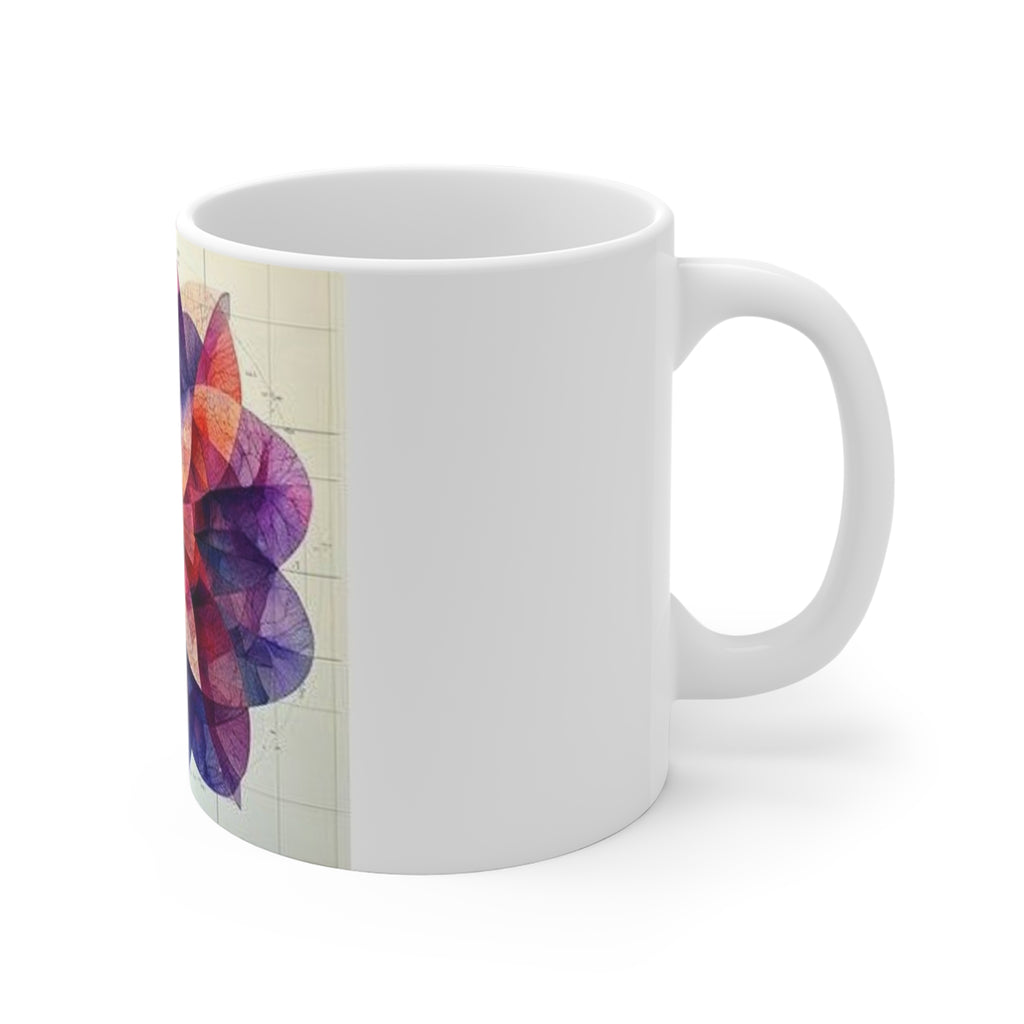 Kaleidoscopic Tissue Ribbons Mug — Histotechnology by Canvas & Click (view 5)