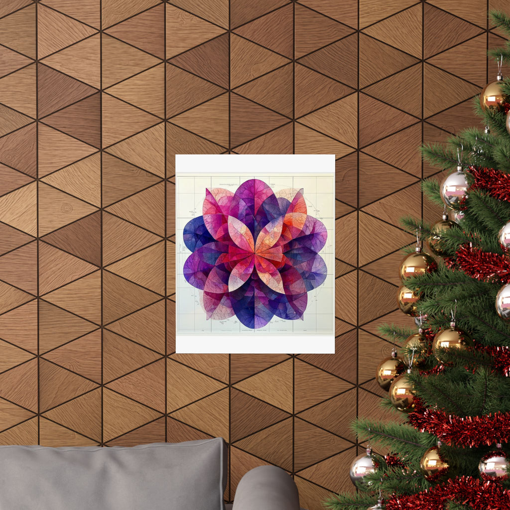 Kaleidoscopic Tissue Ribbons Art Print — Histotechnology by Canvas & Click (view 9)