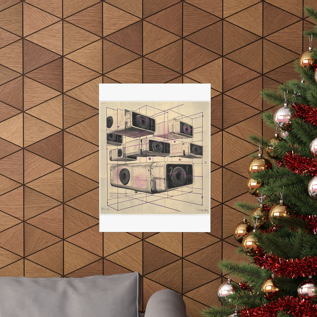 Cassette Grid Architecture Art Print — Histotechnology by Canvas & Click (view 12)