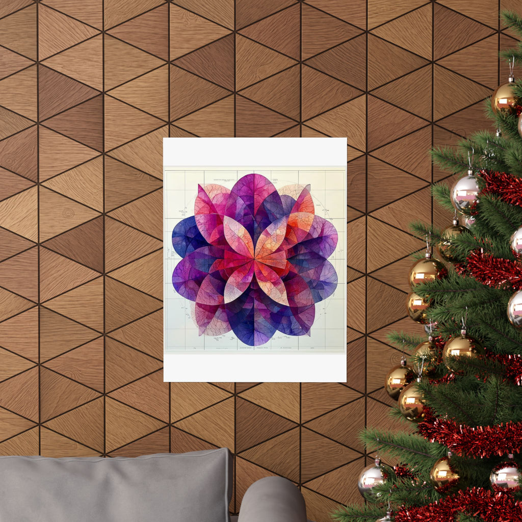 Kaleidoscopic Tissue Ribbons Art Print — Histotechnology by Canvas & Click (view 12)