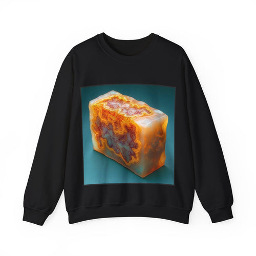 Amber Block Cross-Section Sweatshirt — Histotechnology by Canvas & Click