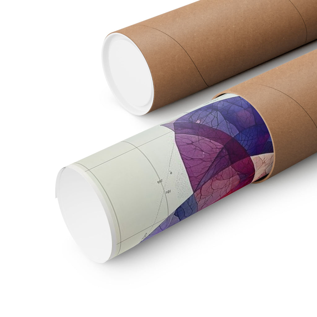 Kaleidoscopic Tissue Ribbons Art Print — Histotechnology by Canvas & Click (view 5)