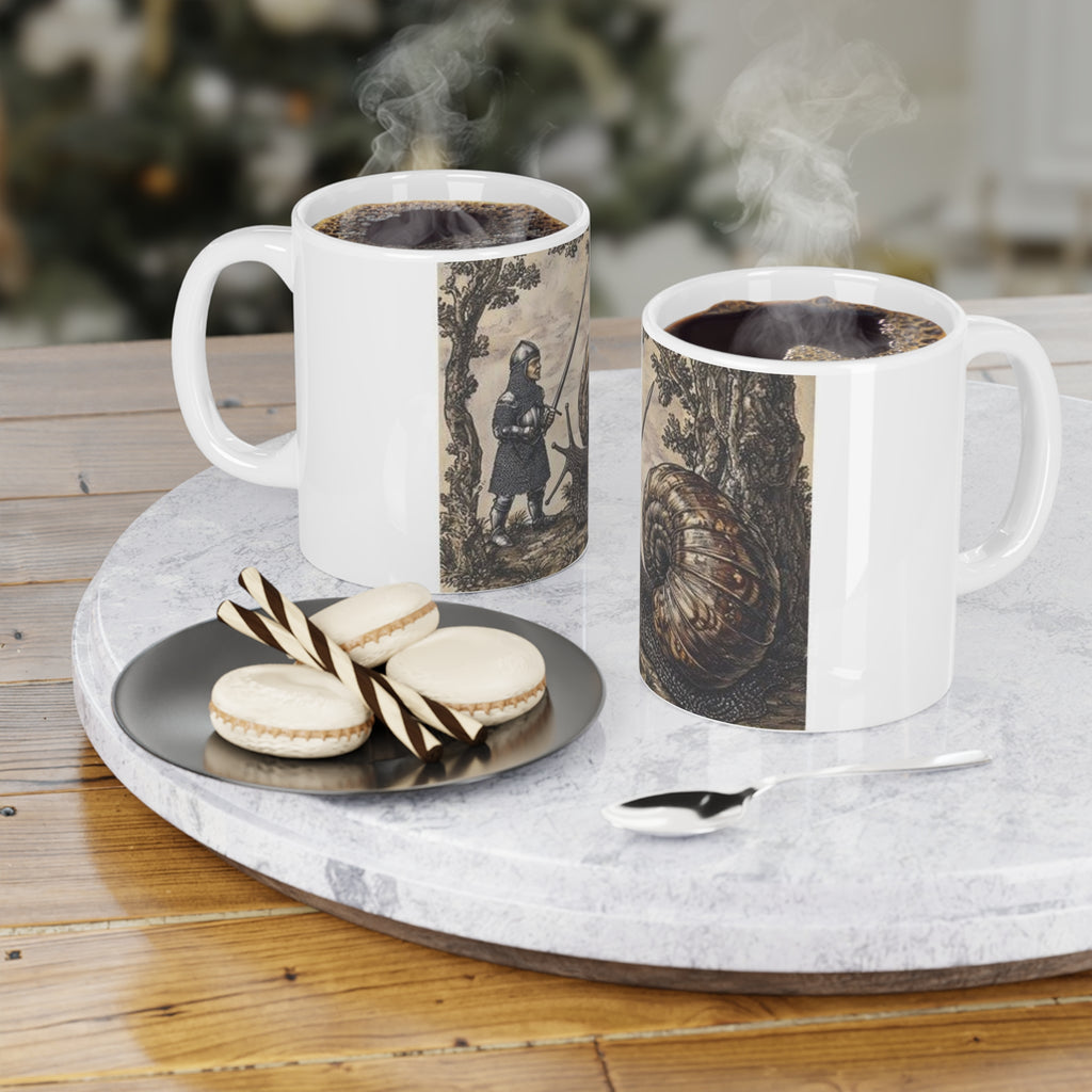 Medieval Snail Joust Mug — Castle Culture by Canvas & Click (view 6)