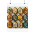 Embedding Mold Honeycomb Art Print — Histotechnology by Canvas & Click
