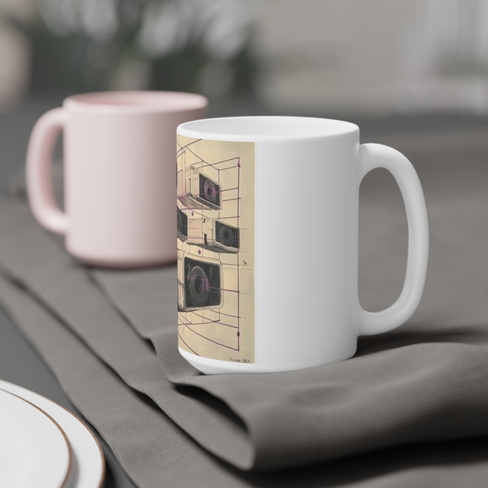Cassette Grid Architecture Mug — Histotechnology by Canvas & Click (view 9)