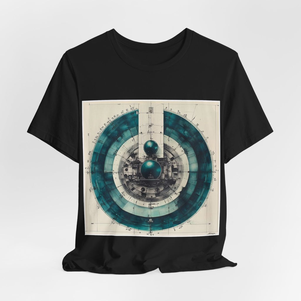 Precision Microtome Wheel T-Shirt — Histotechnology by Canvas & Click (view 4)