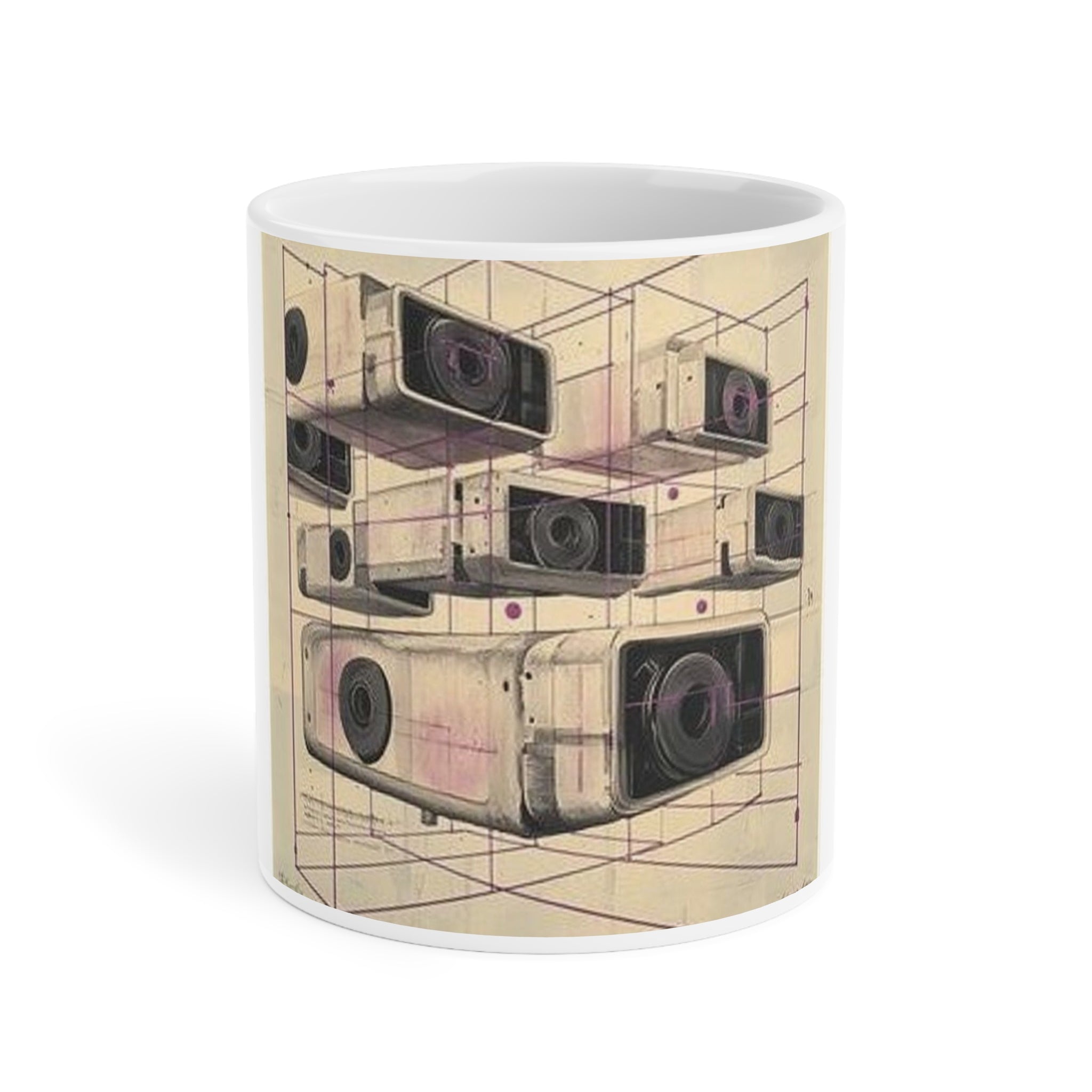 Cassette Grid Architecture Mug — Histotechnology by Canvas & Click (view 3)