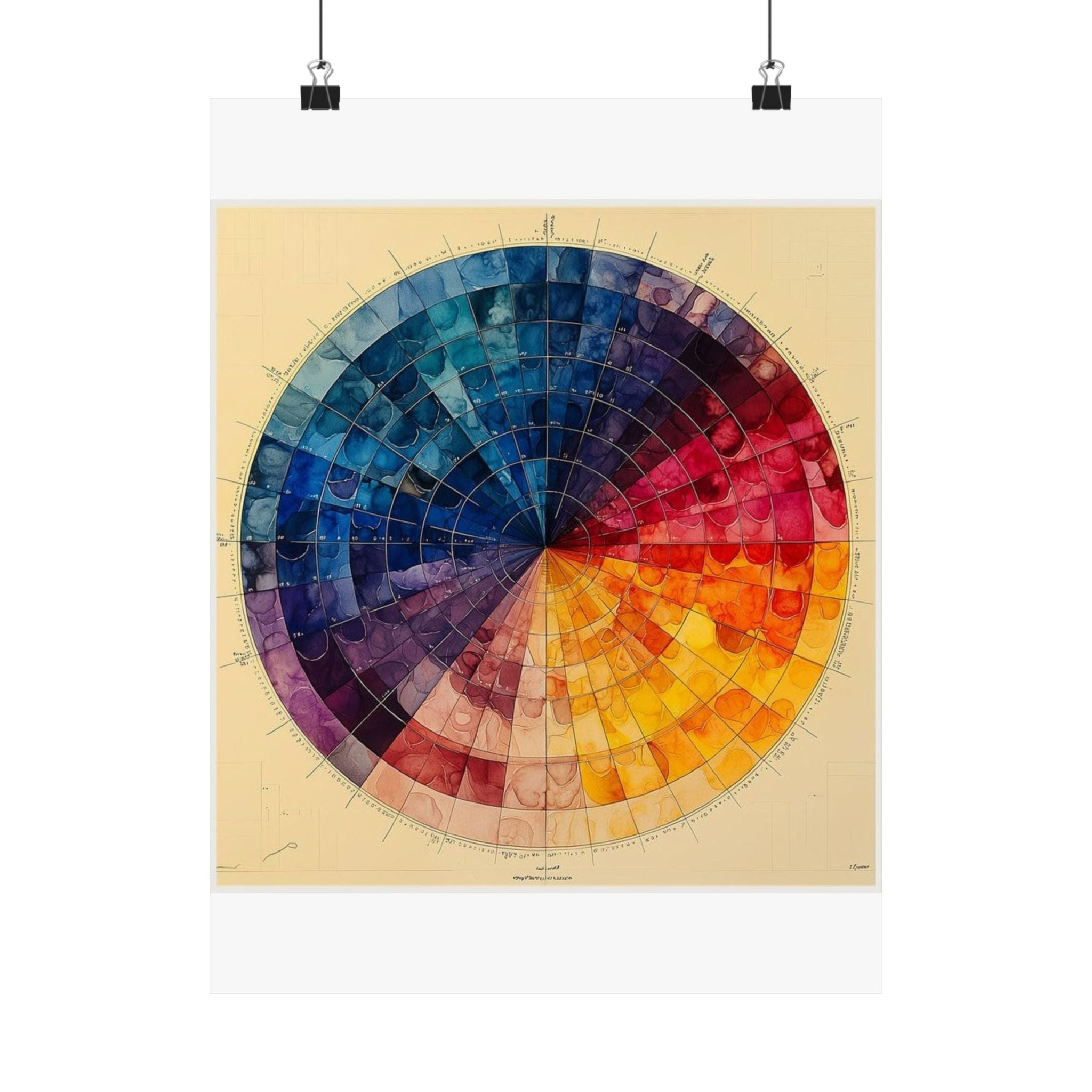 H&E Color Wheel Art Print — Histotechnology by Canvas & Click