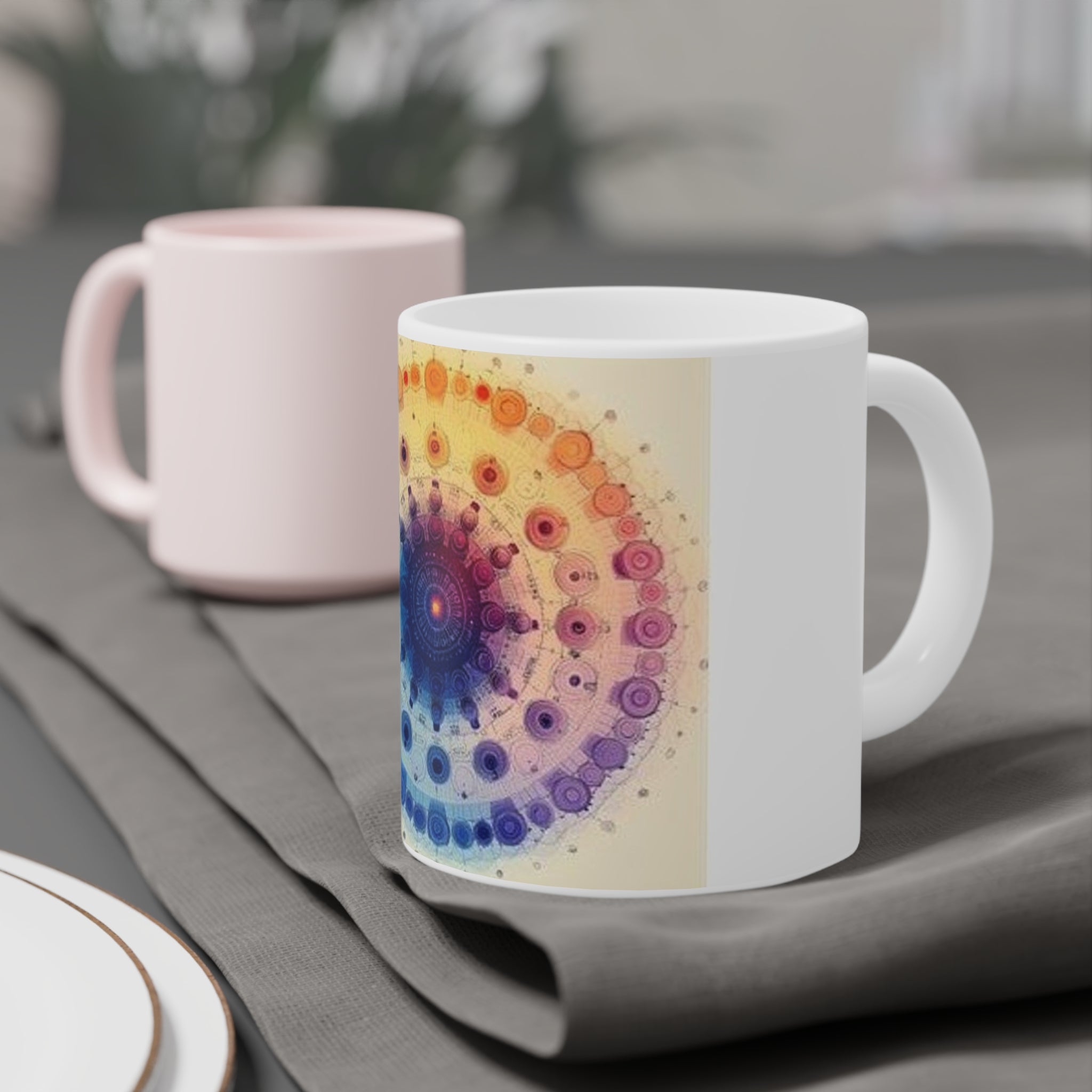 Microscope Objective Mandala Mug — Histotechnology by Canvas & Click (view 12)