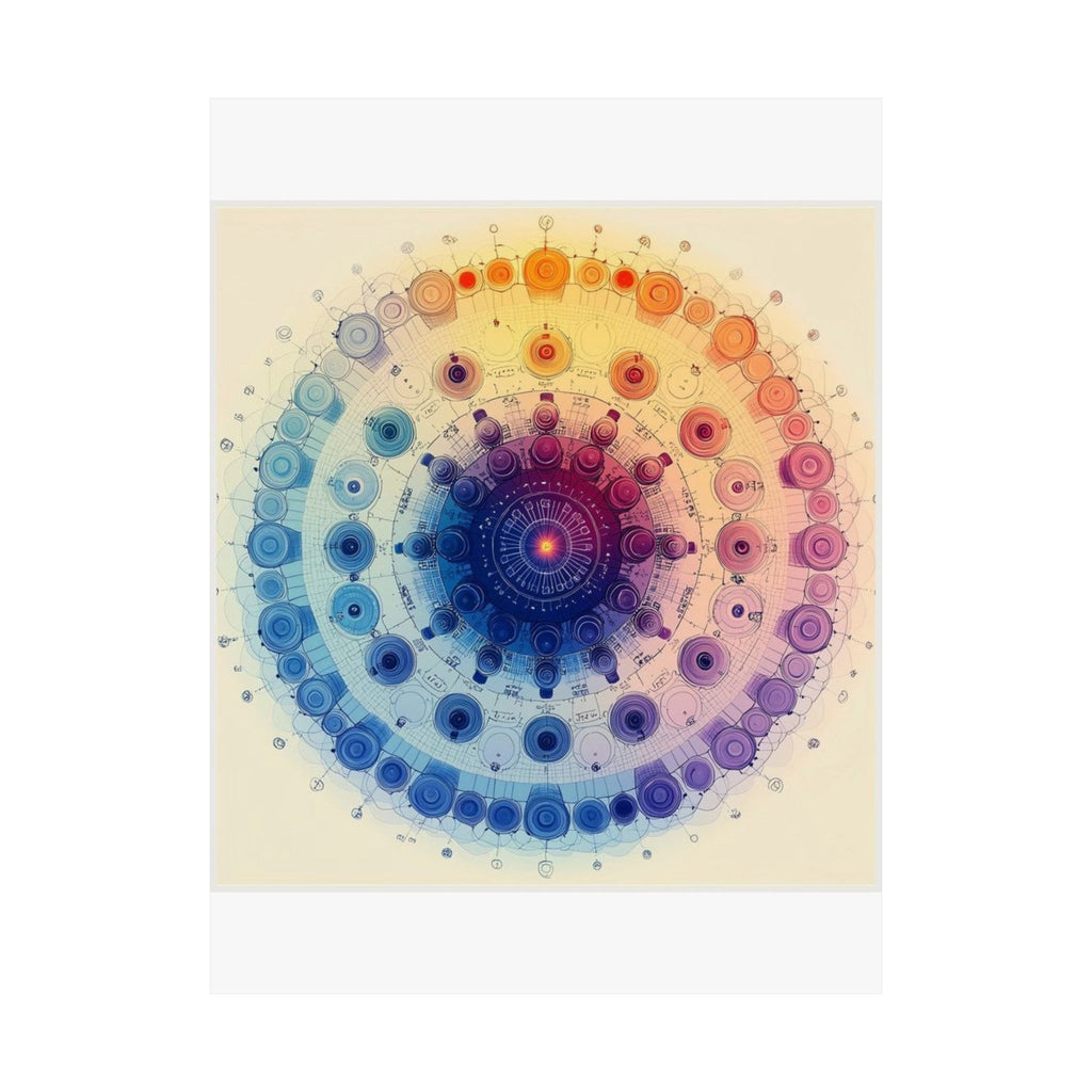 Microscope Objective Mandala Art Print — Histotechnology by Canvas & Click (view 4)