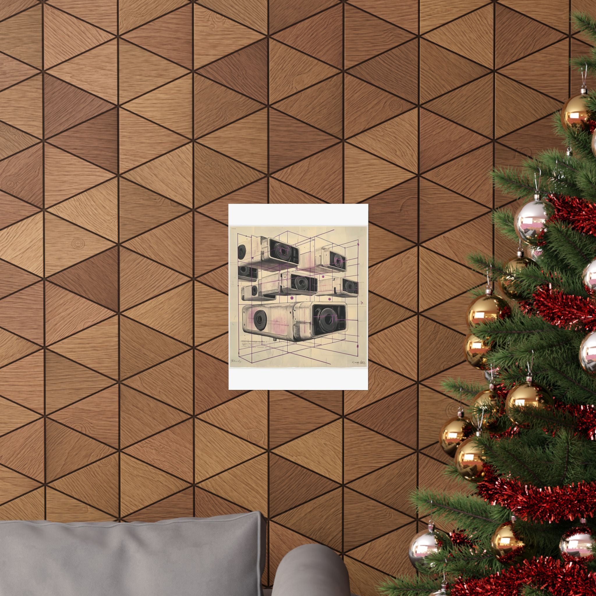Cassette Grid Architecture Art Print — Histotechnology by Canvas & Click (view 6)