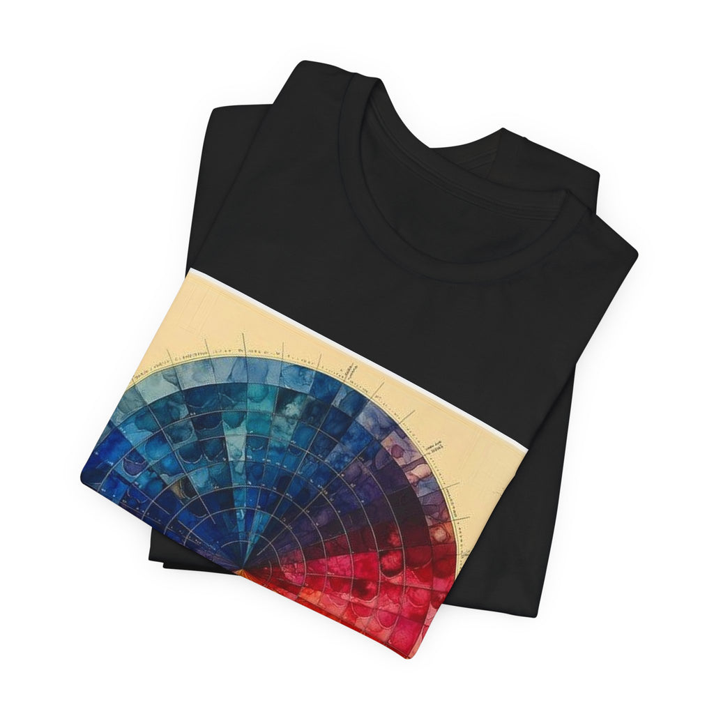 H&E Color Wheel T-Shirt — Histotechnology by Canvas & Click (view 3)