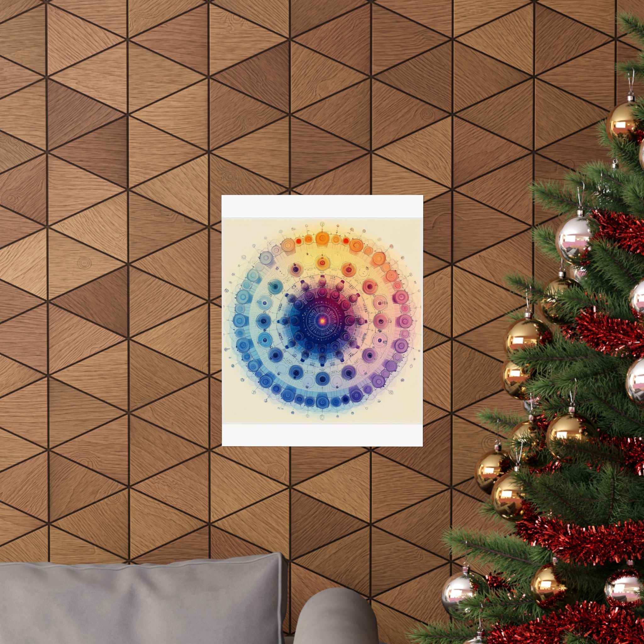 Microscope Objective Mandala Art Print — Histotechnology by Canvas & Click (view 9)