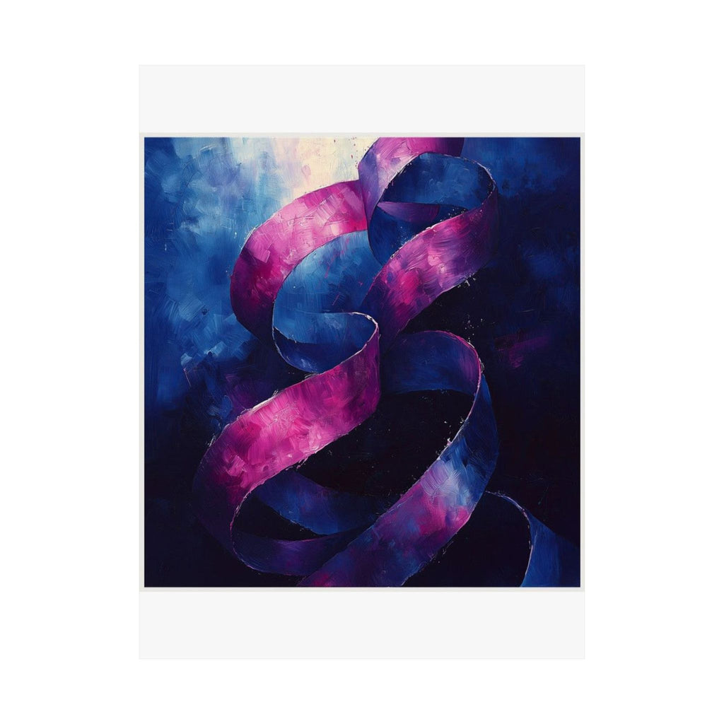 Ribbon Curl Expressionism Art Print — Histotechnology by Canvas & Click (view 4)