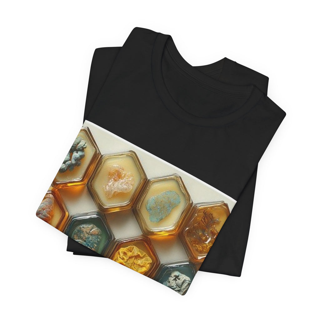 Embedding Mold Honeycomb T-Shirt — Histotechnology by Canvas & Click (view 3)