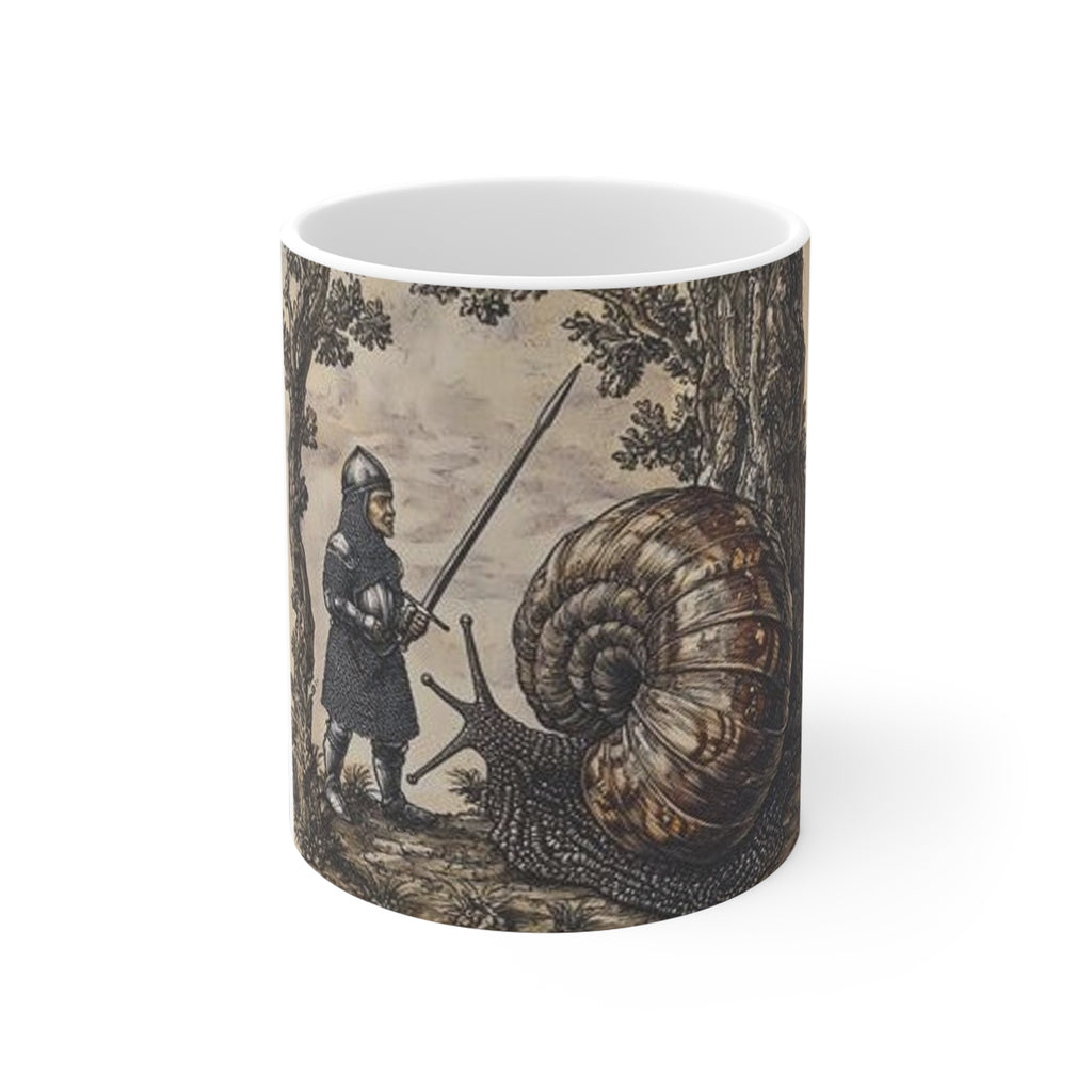 Medieval Snail Joust Mug — Castle Culture by Canvas & Click