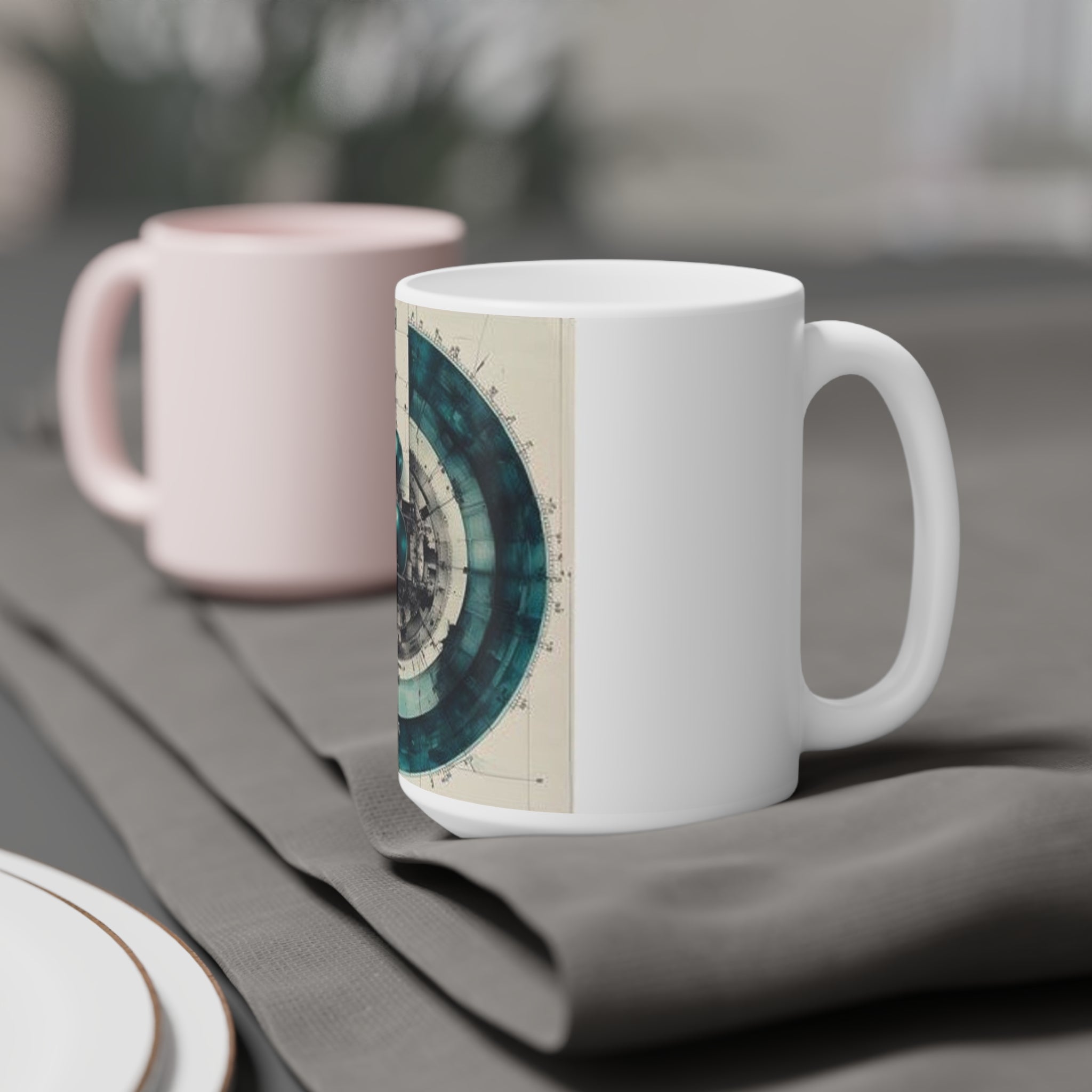 Precision Microtome Wheel Mug — Histotechnology by Canvas & Click (view 9)