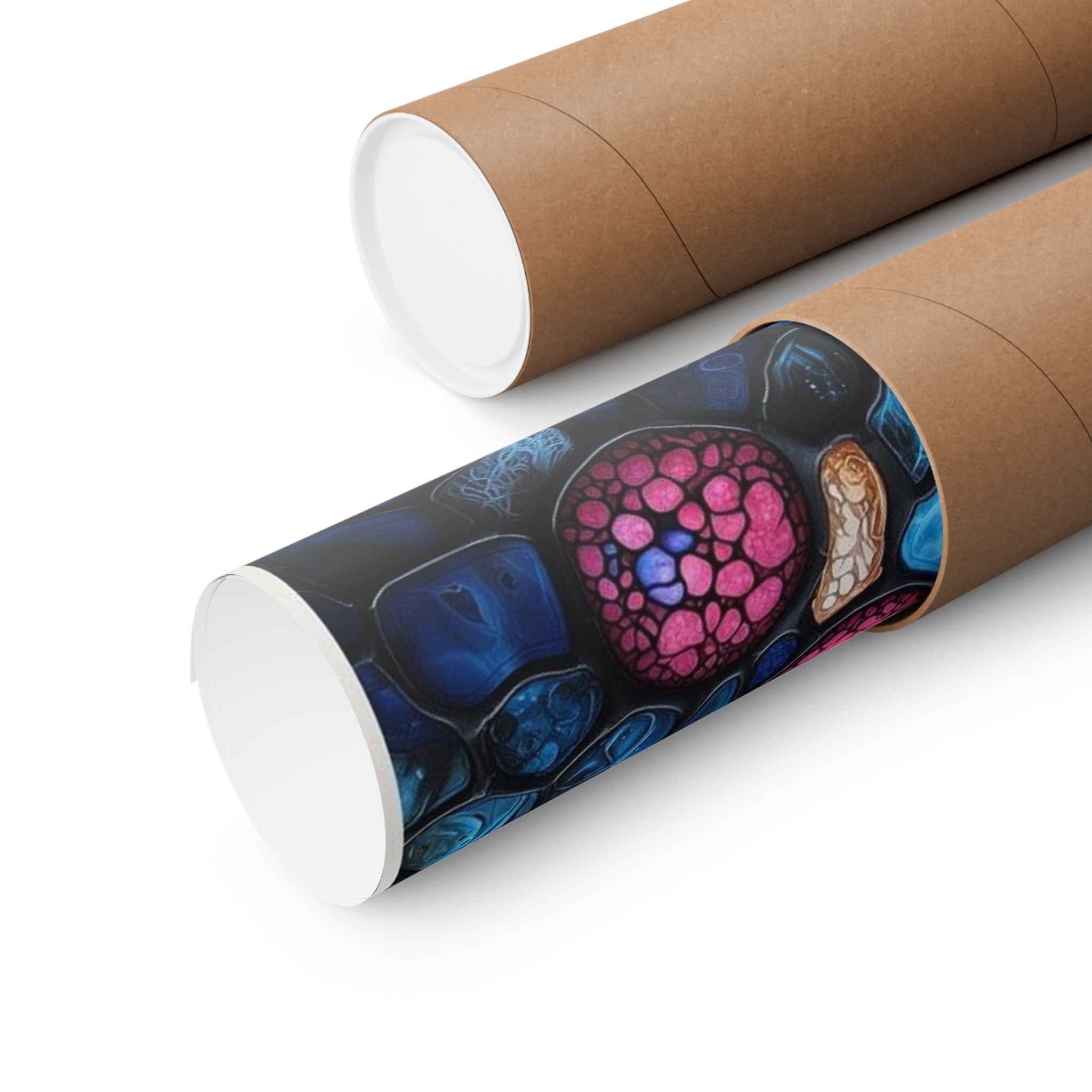 Cellular Stained Glass Art Print — Histotechnology by Canvas & Click (view 5)