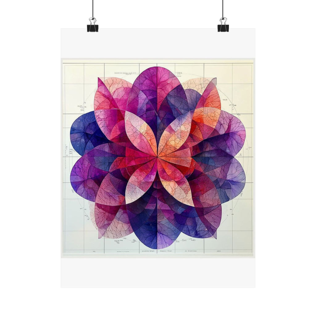 Kaleidoscopic Tissue Ribbons Art Print — Histotechnology by Canvas & Click