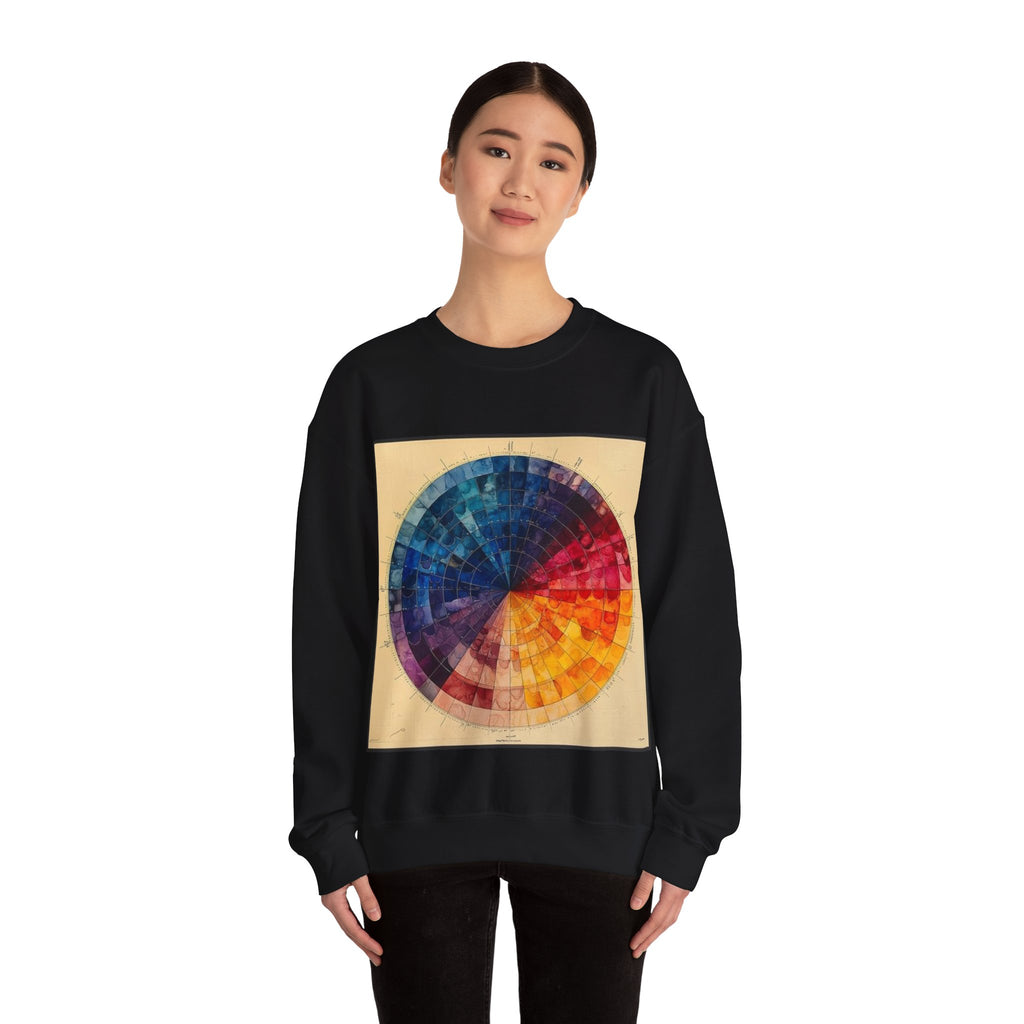 H&E Color Wheel Sweatshirt — Histotechnology by Canvas & Click (view 4)