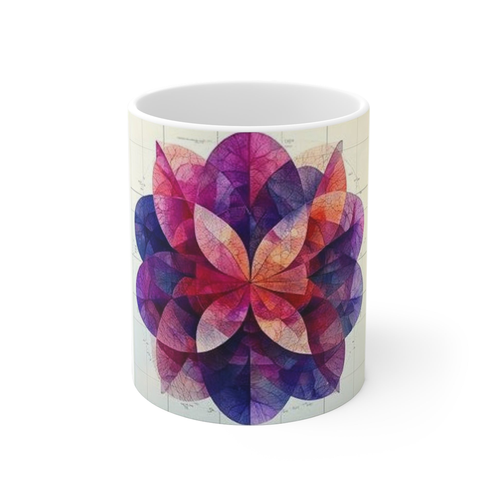 Kaleidoscopic Tissue Ribbons Mug — Histotechnology by Canvas & Click