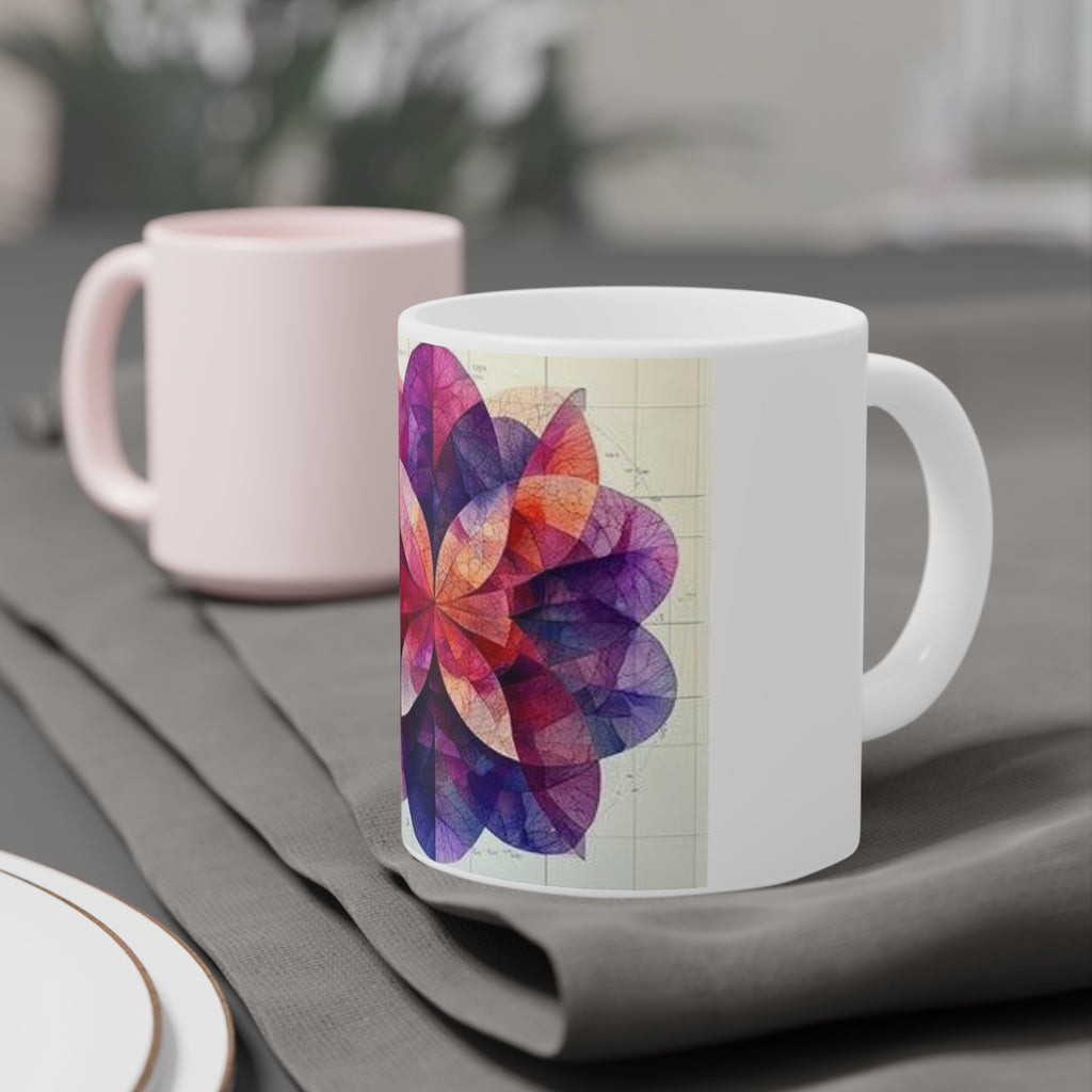 Kaleidoscopic Tissue Ribbons Mug — Histotechnology by Canvas & Click (view 12)