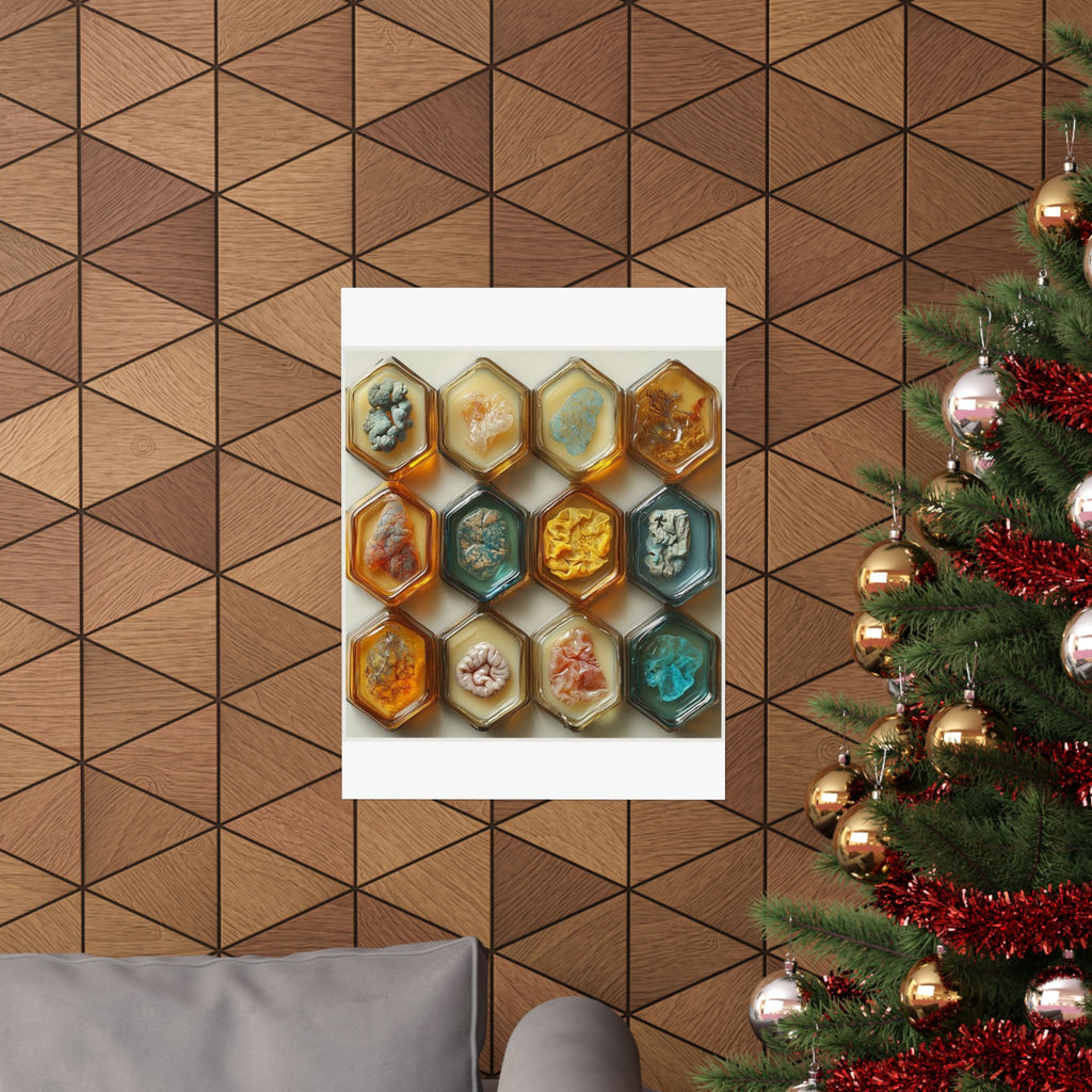 Embedding Mold Honeycomb Art Print — Histotechnology by Canvas & Click (view 12)