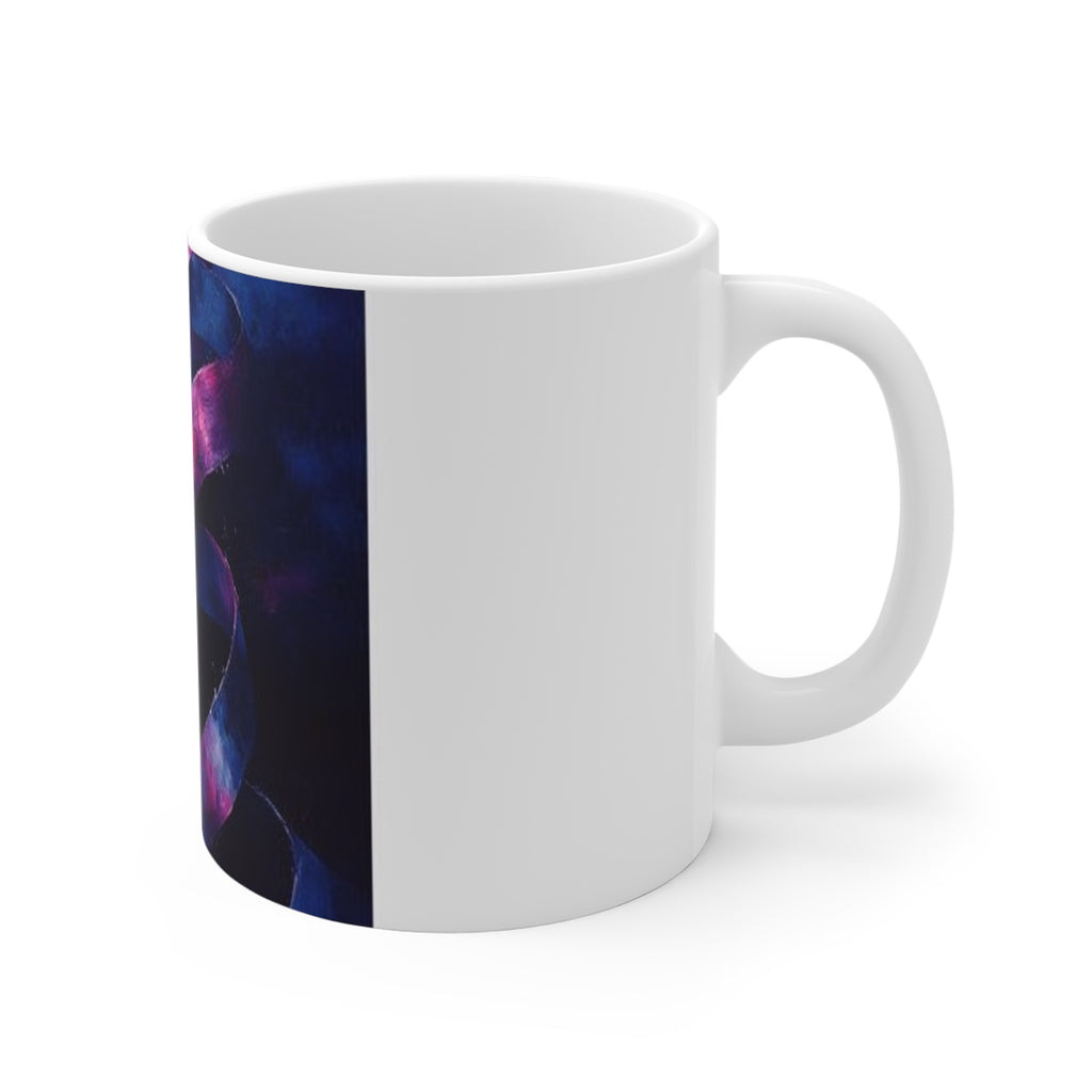 Ribbon Curl Expressionism Mug — Histotechnology by Canvas & Click (view 5)