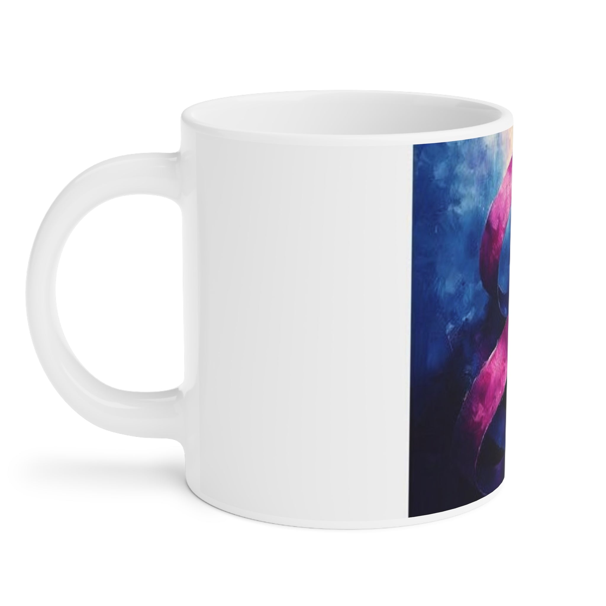 Ribbon Curl Expressionism Mug — Histotechnology by Canvas & Click (view 10)