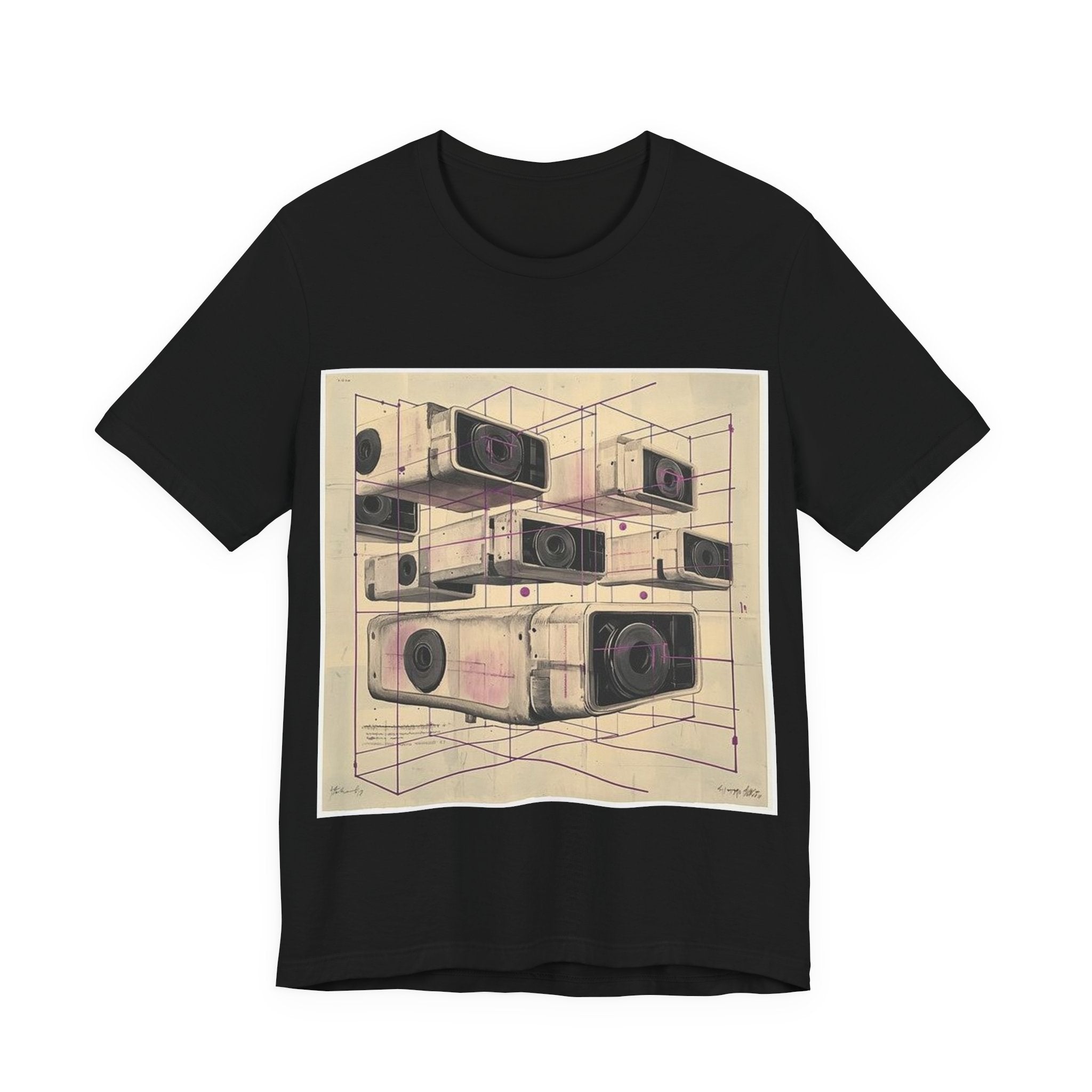 Cassette Grid Architecture T-Shirt — Histotechnology by Canvas & Click