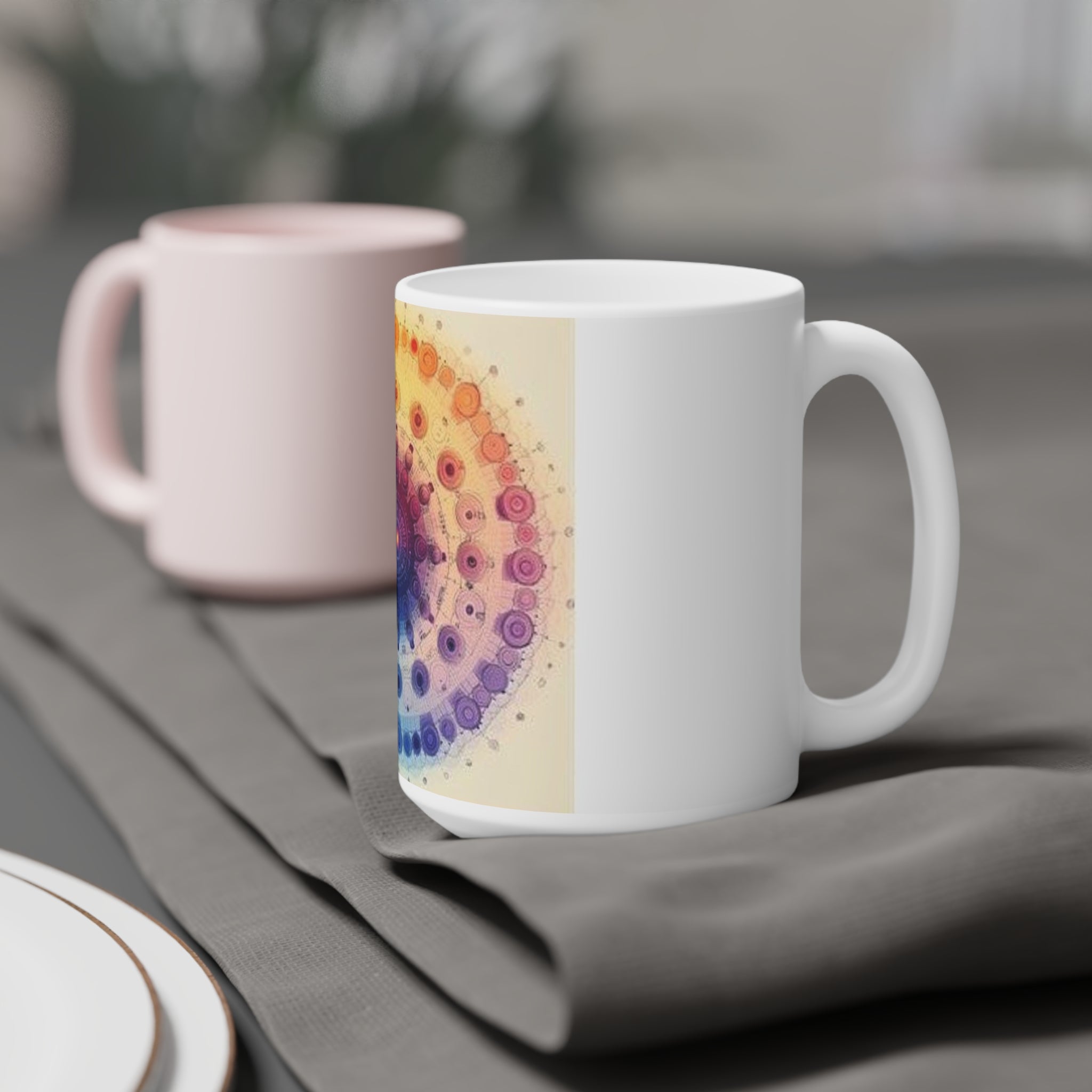 Microscope Objective Mandala Mug — Histotechnology by Canvas & Click (view 9)