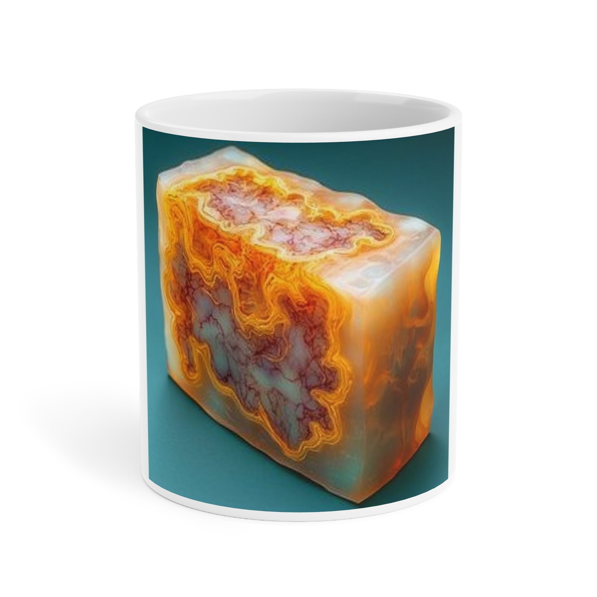 Amber Block Cross-Section Mug — Histotechnology by Canvas & Click (view 3)