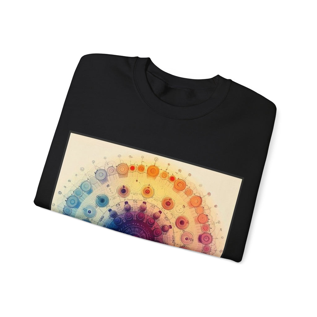 Microscope Objective Mandala Sweatshirt — Histotechnology by Canvas & Click (view 3)