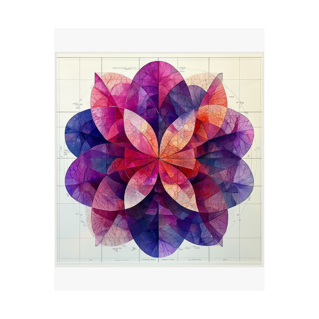 Kaleidoscopic Tissue Ribbons Art Print — Histotechnology by Canvas & Click (view 7)