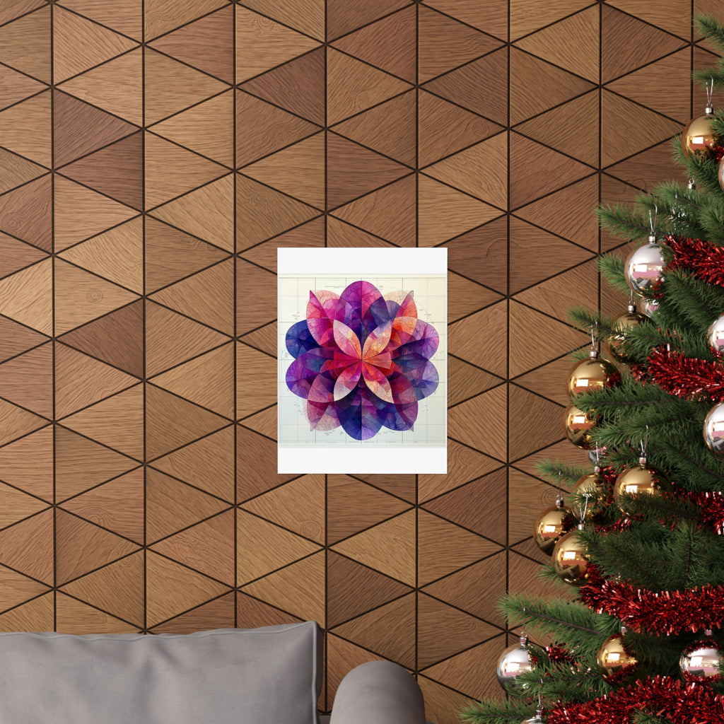 Kaleidoscopic Tissue Ribbons Art Print — Histotechnology by Canvas & Click (view 6)