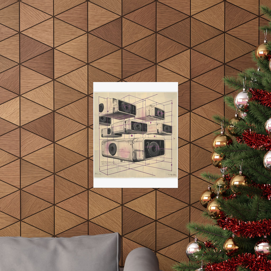Cassette Grid Architecture Art Print — Histotechnology by Canvas & Click (view 9)