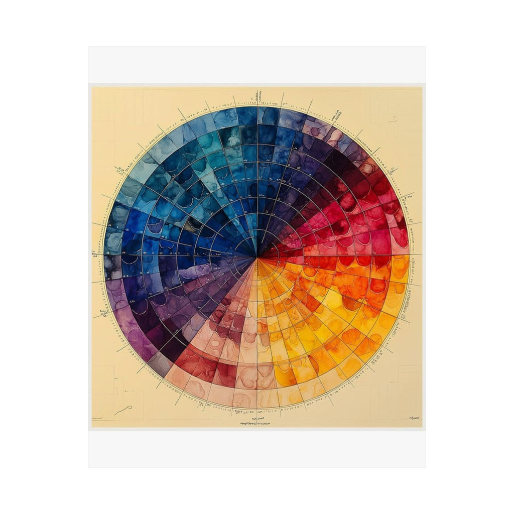 H&E Color Wheel Art Print — Histotechnology by Canvas & Click (view 7)