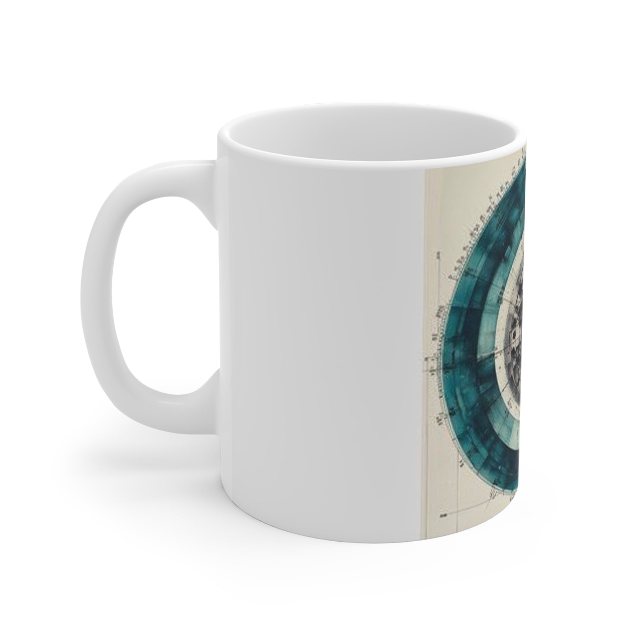 Precision Microtome Wheel Mug — Histotechnology by Canvas & Click (view 4)